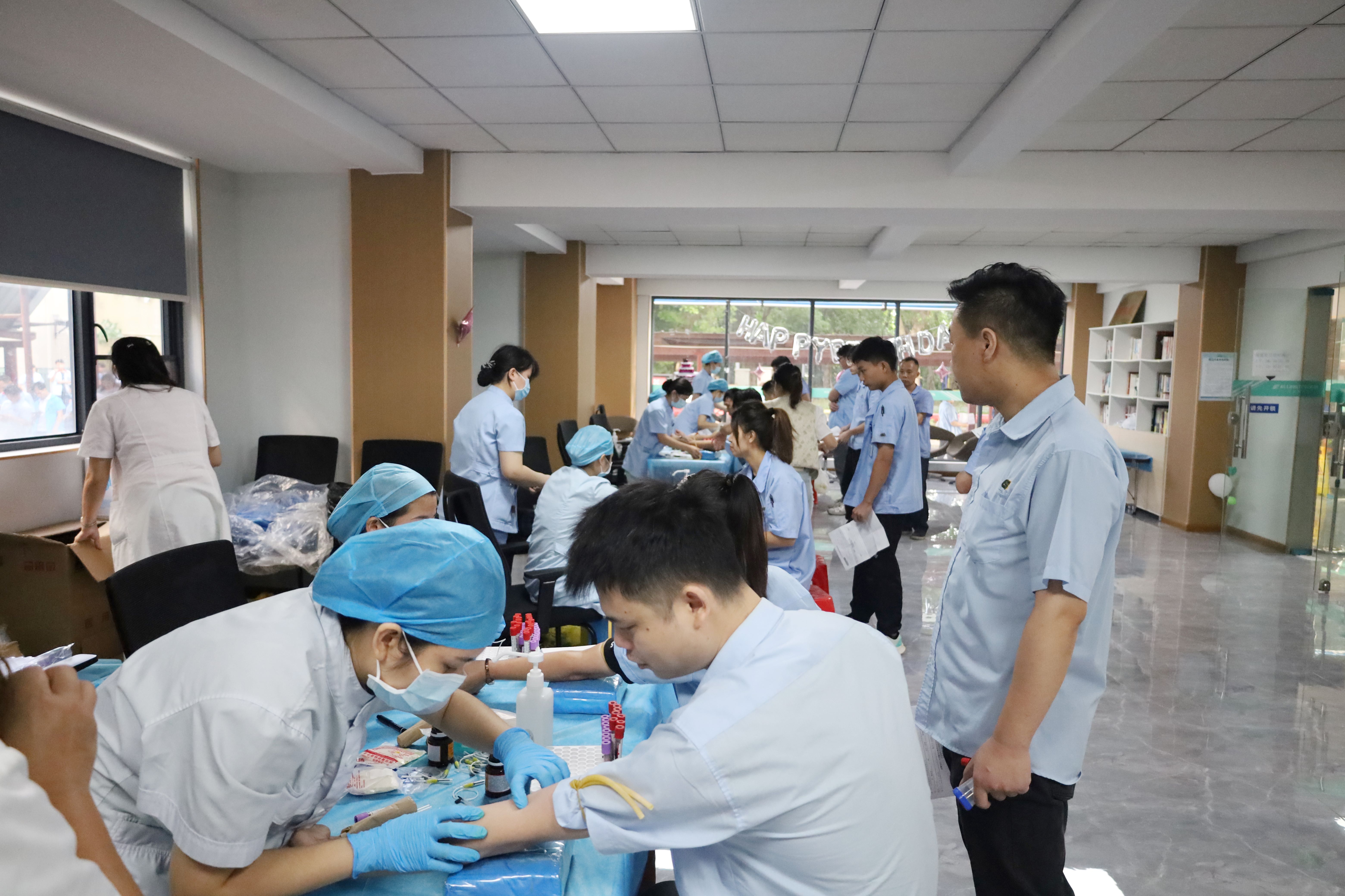 關(guān)愛員工，守護健康——依頓電子開展2024年度員工健康體檢活動